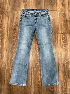 Judy Blue Light Blue Flare Jeans — Women's Wide Leg Denim